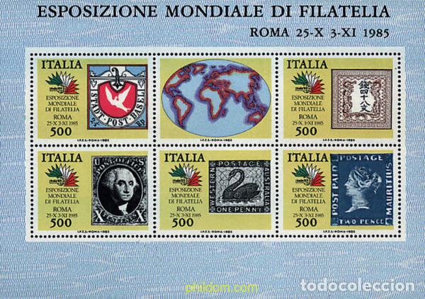 Sellos: 143822 MNH ITALIA 1985 ITALIA 85. EXPOSICION FILATELICA INTERNACIONAL