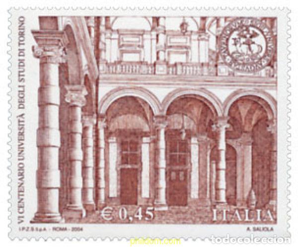 Sellos: 153298 MNH ITALIA 2004 600 ANIVERSARIO DE LA UNIVERSIDAD DE TURIN