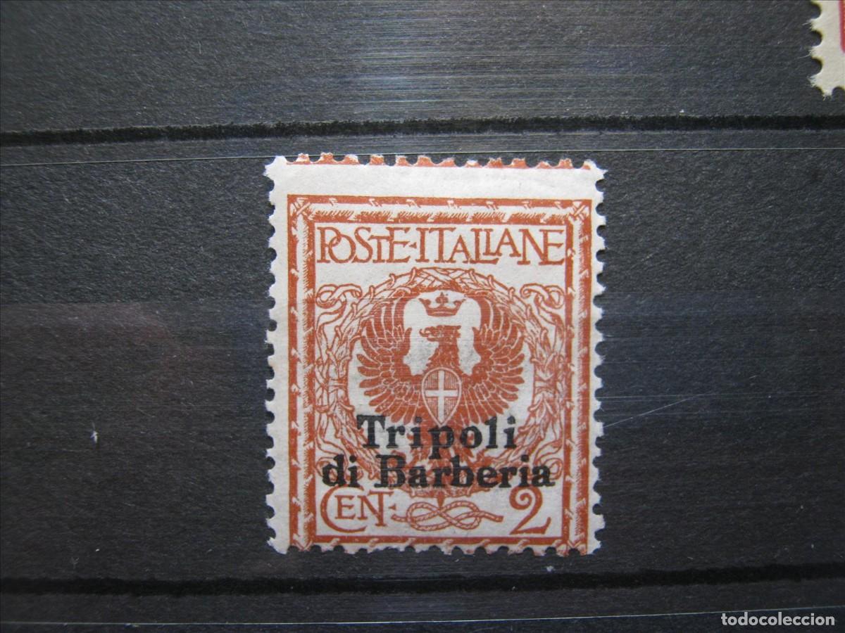 Sellos: TRIPOLI ITALIA 1910 YVERT 1 MH* LUJO.