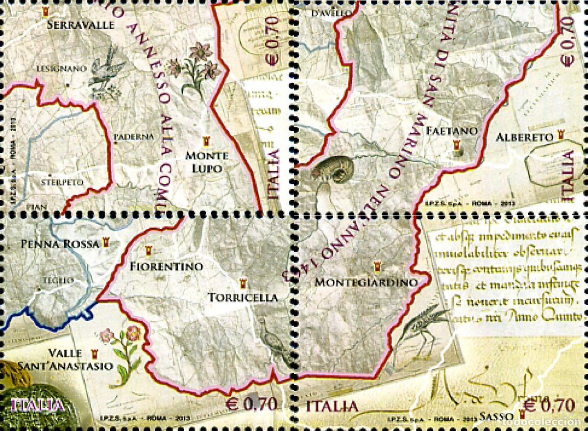 Sellos: 306194 MNH ITALIA 2013 550 ANIVERSARIO DE SAN MARINO