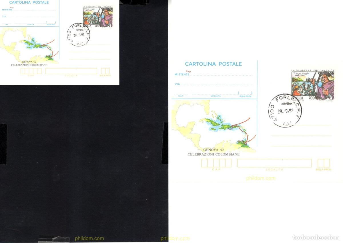 Sellos: 740224 MNH ITALIA 1992 EXPOSICION FILATELICA - GENOVA-92