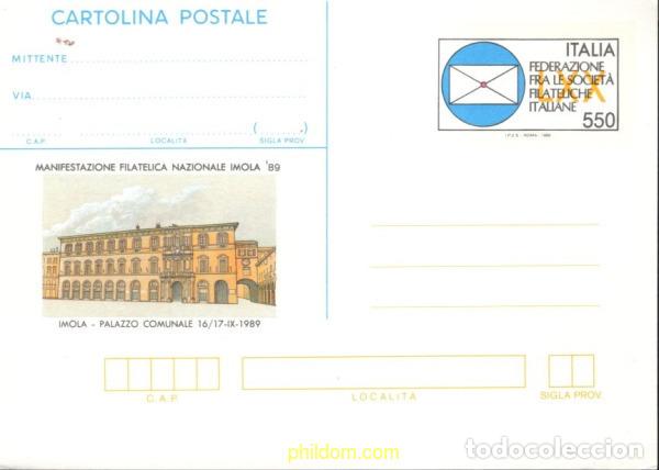 Sellos: 740179 MNH ITALIA 1989 EXPOSICION FILATELICA NACIONAL - IMOLA-89
