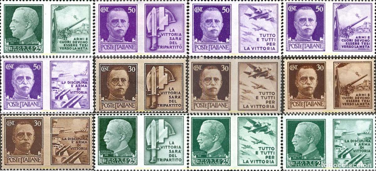Sellos: 773284 HINGED ITALIA 1942 PROPAGANDA DE GUERRA