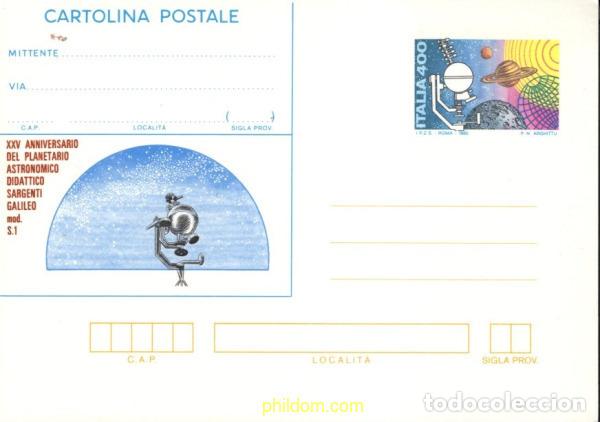 Sellos: 740177 MNH ITALIA 1985 25 ANIVERSARIO DEL PLANETARIO ASTRONOMICO DIDACTICO SARGENTO GALILEO