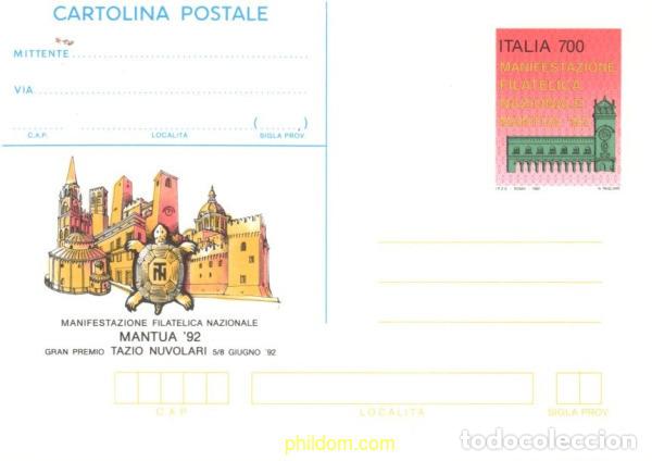 Sellos: 740225 MNH ITALIA 1992 EXPOSICION FILATELICA NACIONAL - MANTUA-92