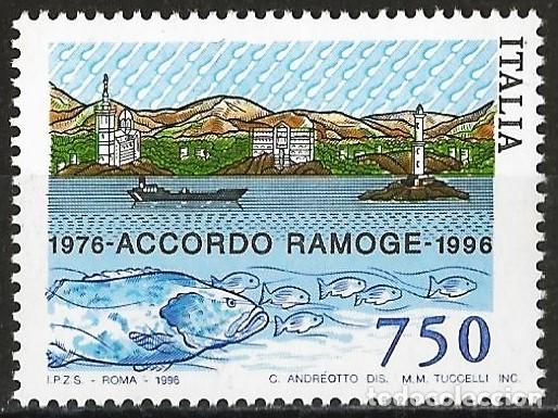 Sellos: Italia 1996 - Mi 2434 - YT 2167 - Los acuerdos RAMOGE - MNH**
