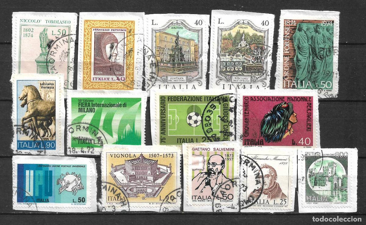 Sellos: italia lote 14 sellos usados - 15/17