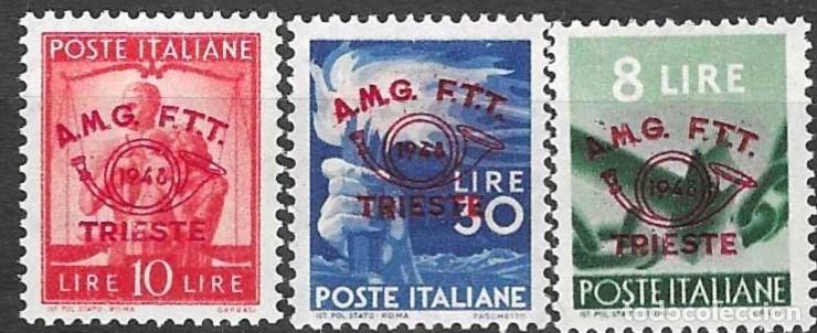 Sellos: ITALIA-1948- **- AMG-FTT . CONGRESO DE TRIESTE