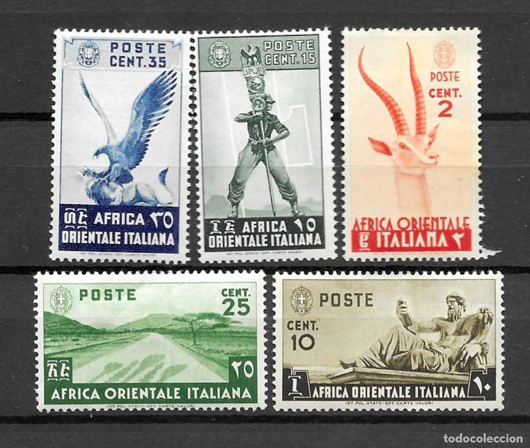 Sellos: ITALIA-1938 - *- AFRICA ORIENTAL ITALIANA