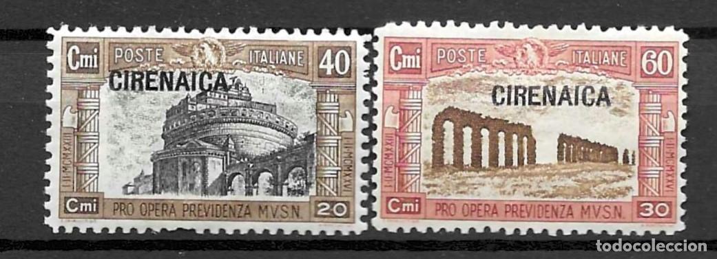 Sellos: ITALIA-1927 - *- CIRENAICA- PRO- OPERA PROVIDENZA