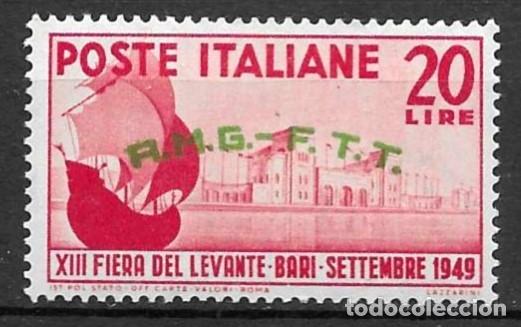 Sellos: ITALIA-1949- ** - AMG-FDD- XIII FERIA DE LEVANTE