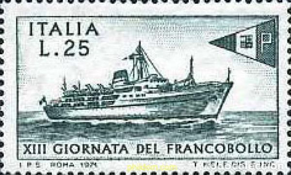 Sellos: 130908 MNH ITALIA 1971 DIA DEL SELLO