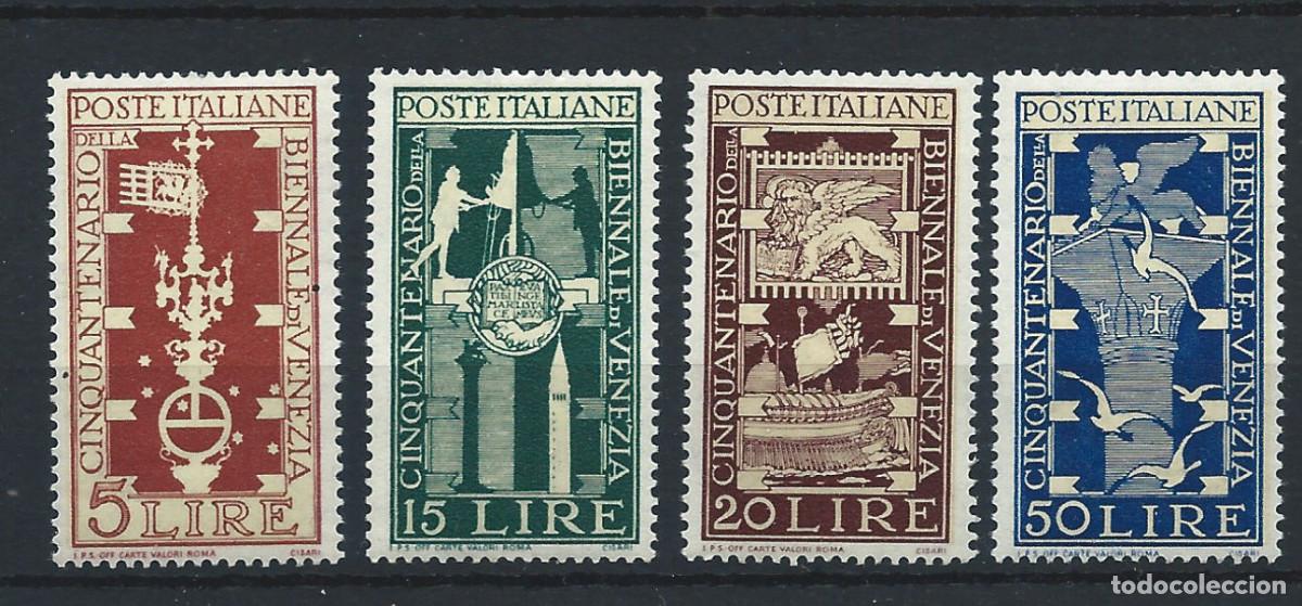 Sellos: Italie N&deg;532/35** (MNH) 1949 - Biennale d'Art de Venise