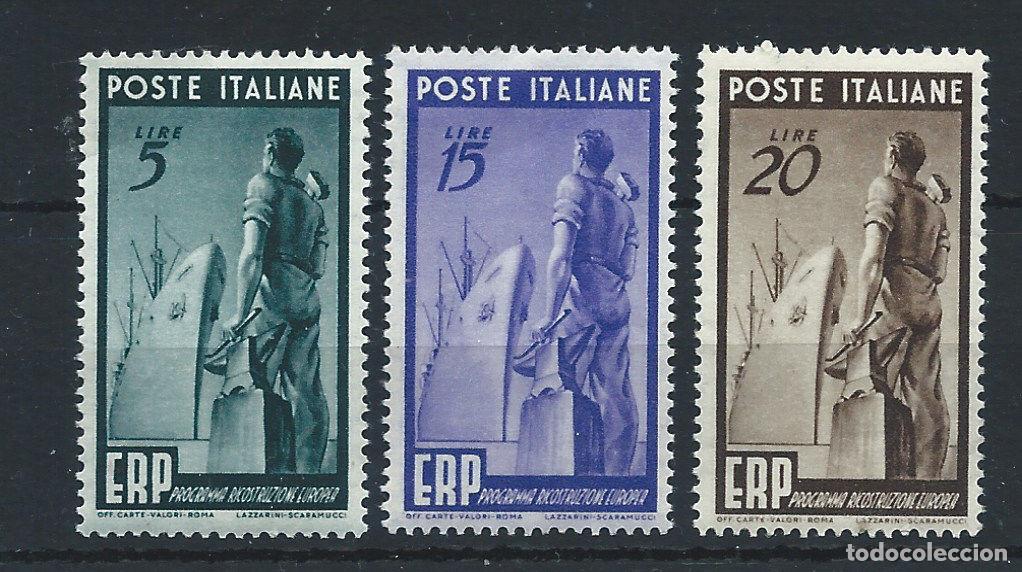 Sellos: Italie N&deg;539/41** (MNH) 1949 - Reconstruction de l'Europe