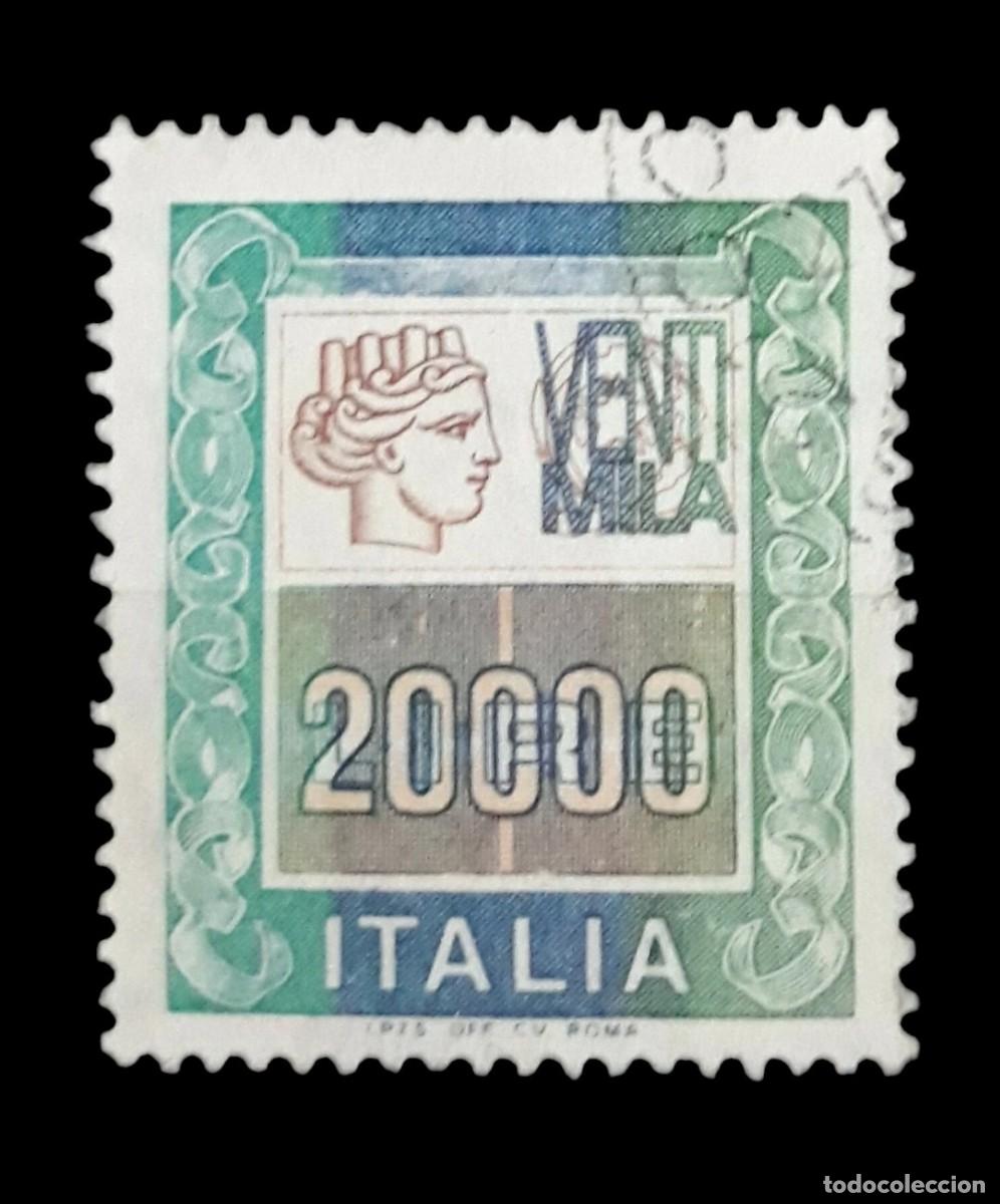 Sellos: ITALIA 1987 Serie b&aacute;sica. 20000 L. USADO.