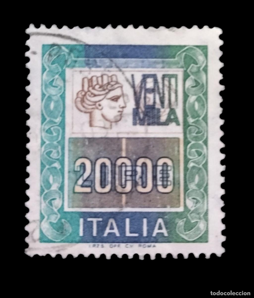Sellos: ITALIA 1987 Serie b&aacute;sica. 20000 L. USADO.