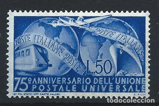 Sellos: Italie N&deg;538** (MNH) 1949 - 75 &eacute;me anniversaire de l'U.P.U.