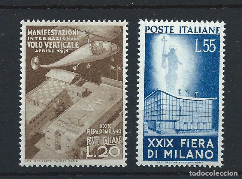 Sellos: Italie N&deg;595/96** (MNH) 1951 - 29 &eacute;me Foire de Milan