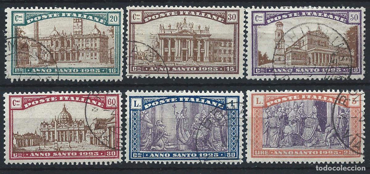 Sellos: Italie N&deg;163/68Obl (FU) 1924 - l'Ann&eacute;e Sainte 1925