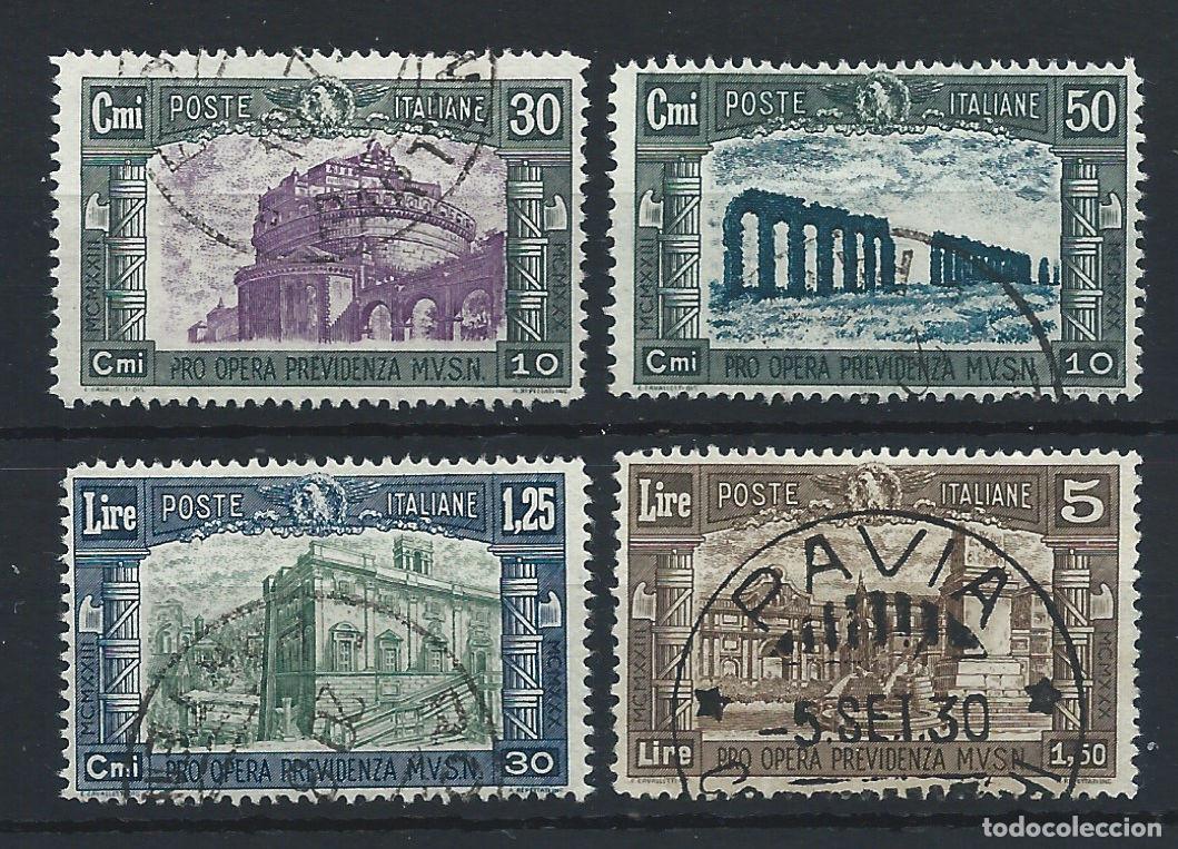 Sellos: Italie N&deg;254/57Obl (FU) 1930 - Monuments