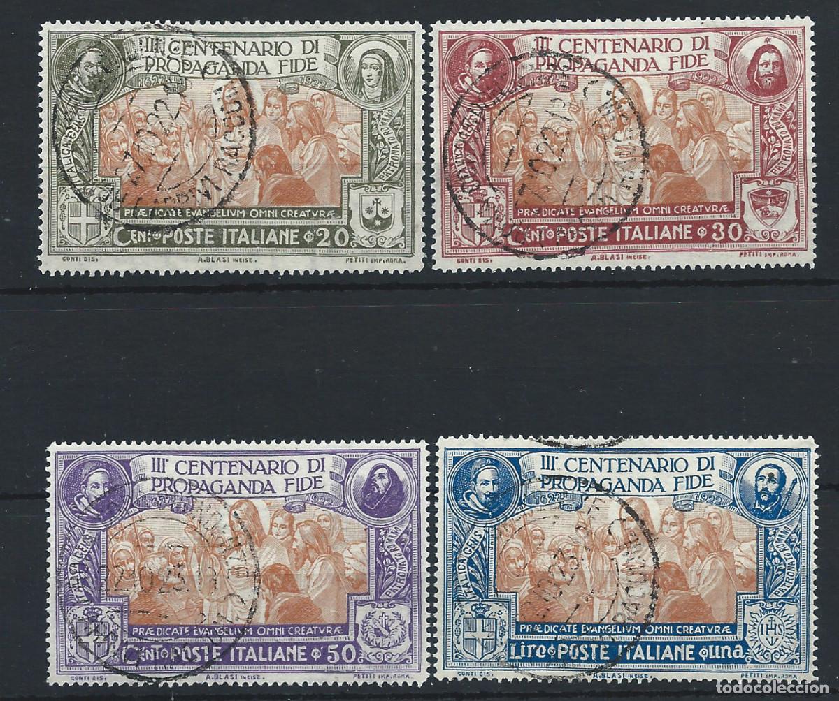 Sellos: Italie N&deg;124/27 Obl (FU) 1923 - Congr&eacute;gation de la propagation de la foi
