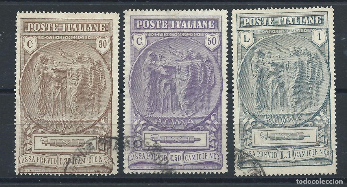 Sellos: Italie N&deg;140/42 Obl (FU) 1923 - Serment Romain