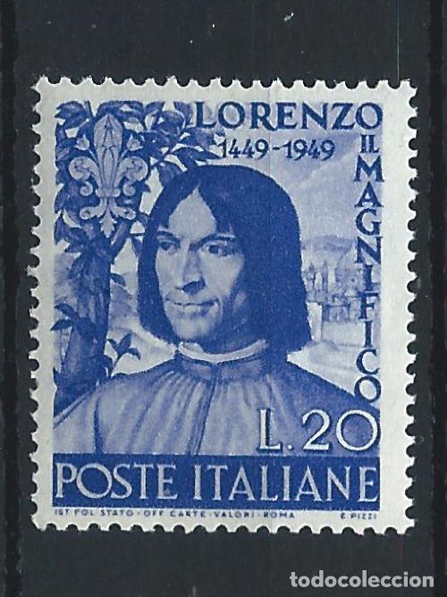 Sellos: Italie N&deg;547** (MNH) 1949 - Laurent de Medicis