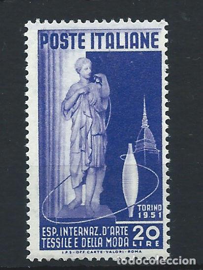 Sellos: Italie N&deg;598** (MNH) 1951 - Exposition du textile et de la mode