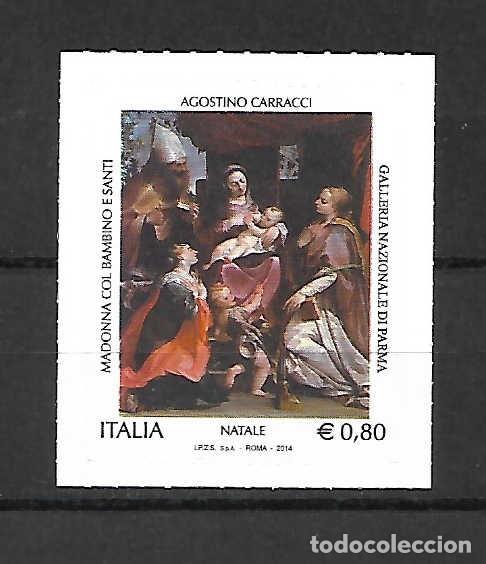 Sellos: sello de NAVIDAD de Italia, del a&ntilde;o 2014 Yvert 2,40 &euro;