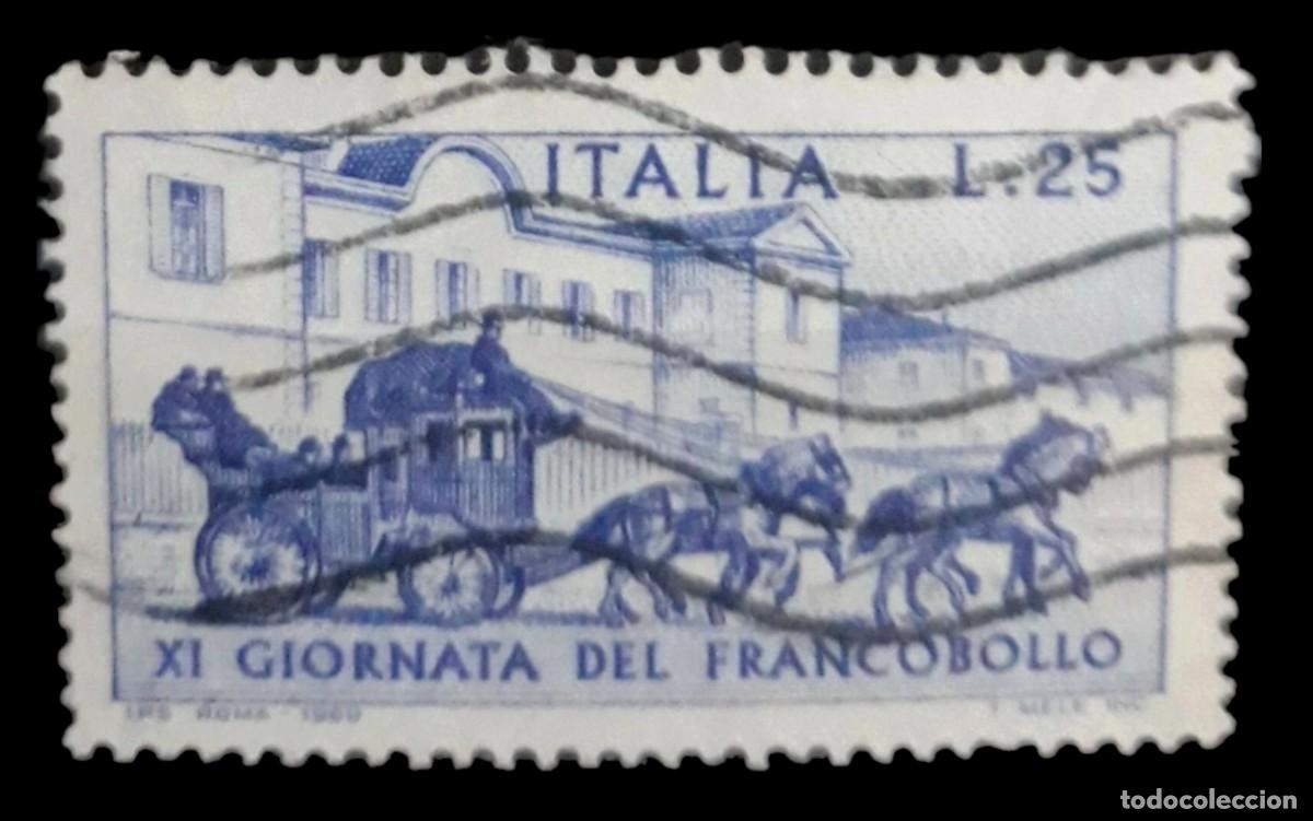 Sellos: ITALIA 1969 D&iacute;a del sello. USADO.