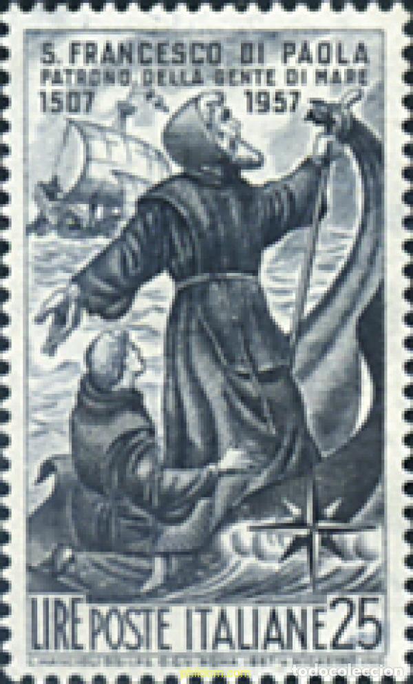 Sellos: 130463 MNH ITALIA 1957 450 ANIVERSARIO DE LA MUERTE DE SAN FRANCESCO DI PAOLA