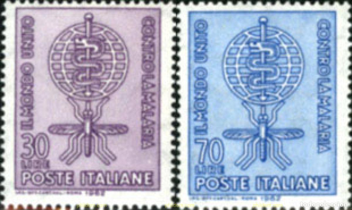 Sellos: 29399 MNH ITALIA 1962 CAMPA&Ntilde;A CONTRA LA MALARIA