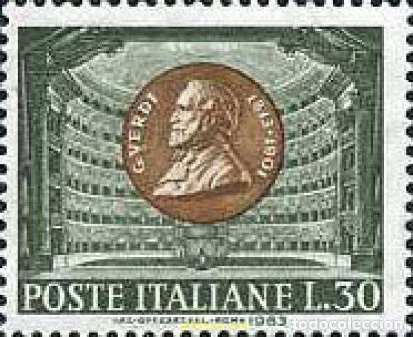 Sellos: 134747 MNH ITALIA 1963 150 ANIVERSARIO DEL NACIMIENTO DE GIUSEPPE VERDI