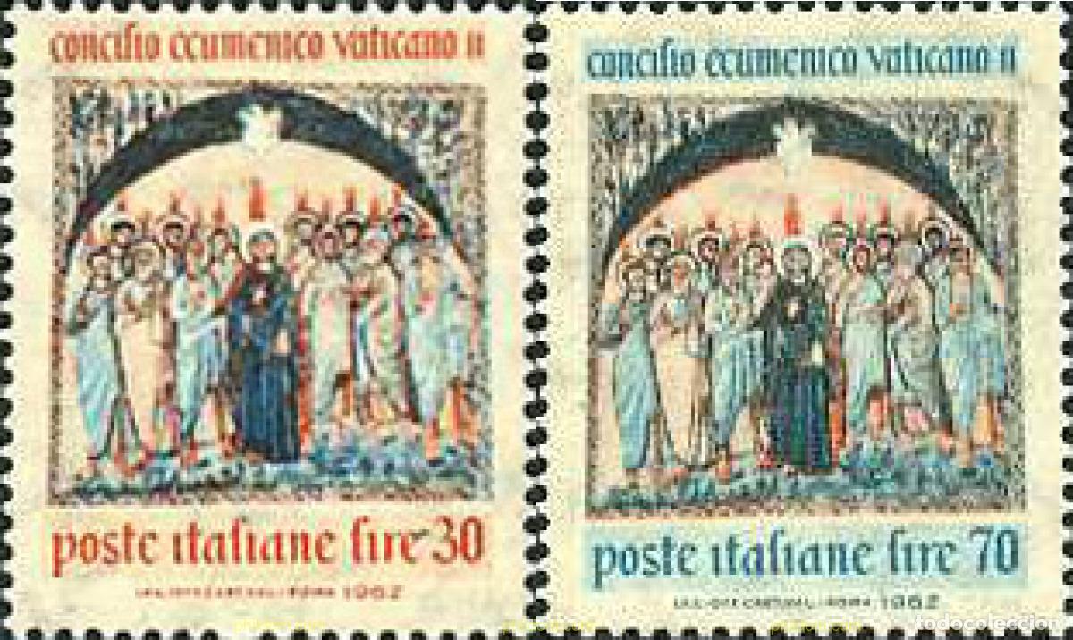 Sellos: 134736 MNH ITALIA 1962 CONCILIO ECUMENICO