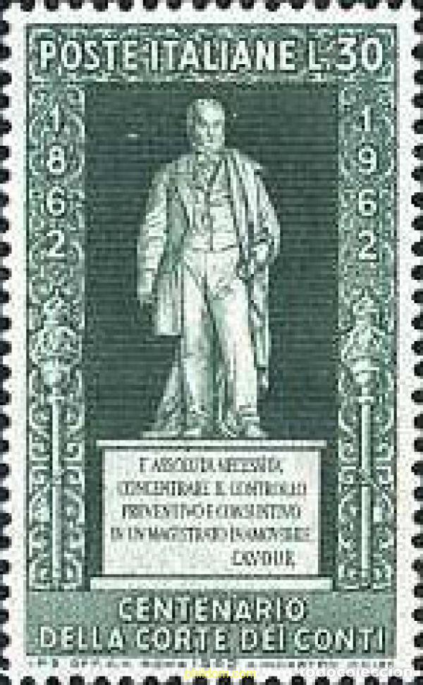 Sellos: 134737 MNH ITALIA 1962 CENTENARIO DEL TRIBUNAL DE CUENTAS