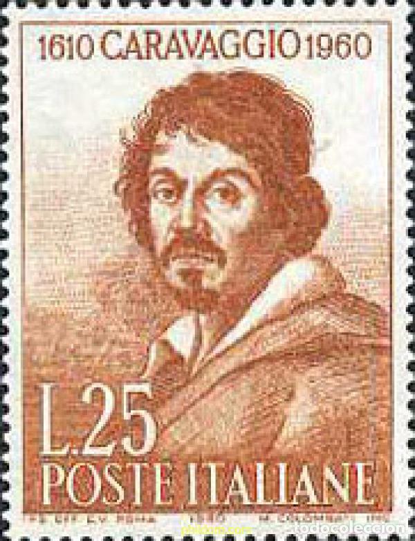 Sellos: 130548 MNH ITALIA 1960 350 ANIVERSARIO DE LA MUERTE DE MICHELANGELO MERISI