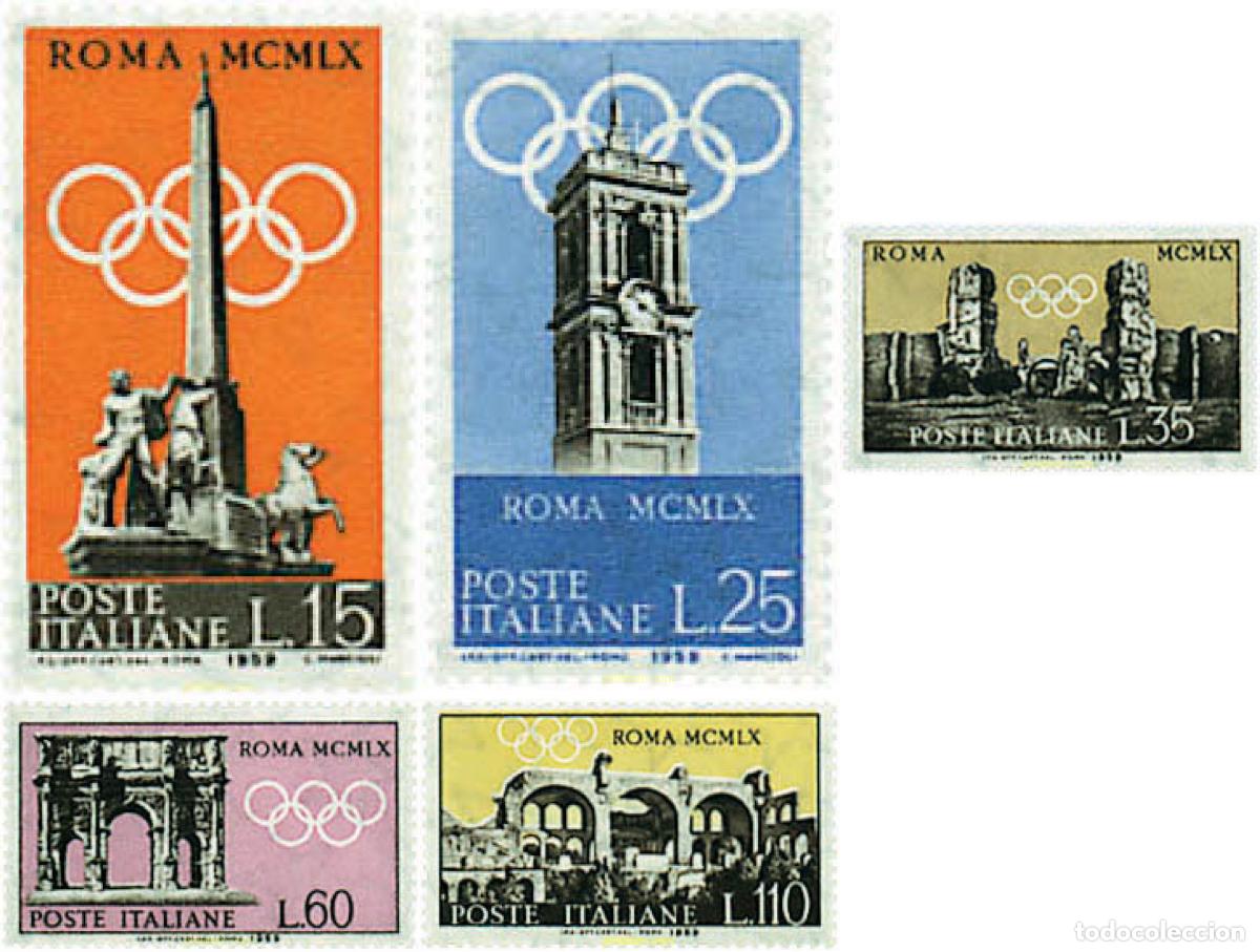 Sellos: 66974 MNH ITALIA 1959 17 JUEGOS OLIMPICOS VERANO ROMA 1960