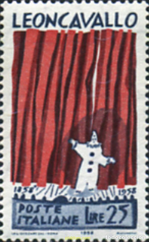 Sellos: 130472 MNH ITALIA 1958 CENTENARIO DEL NACIMIENTO DE RUGGERO LEONCAVALLO