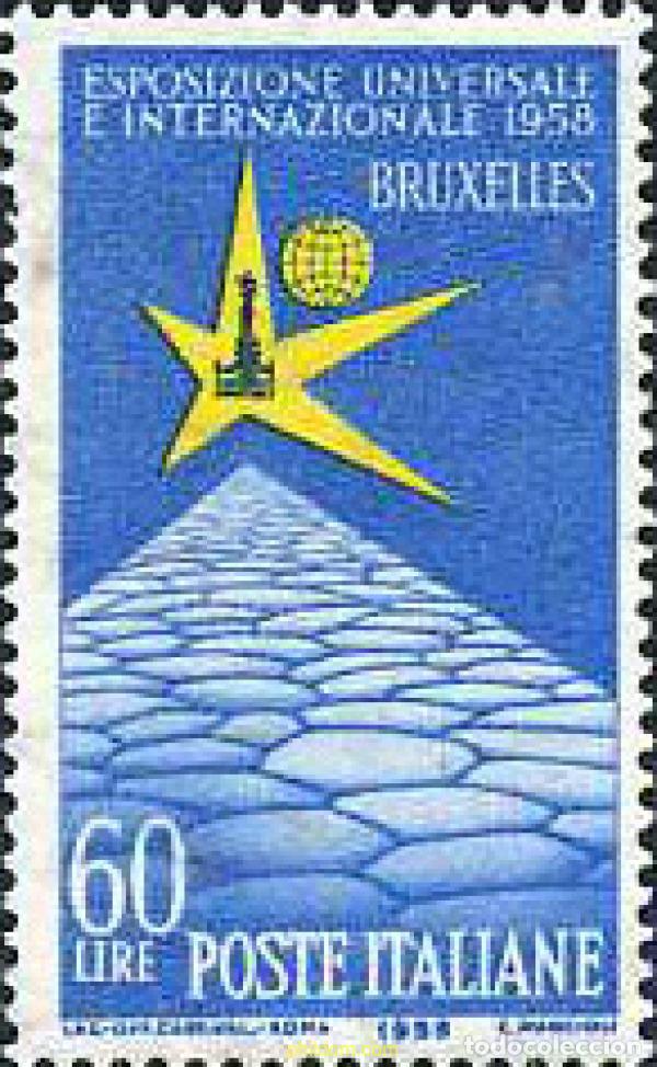 Sellos: 130471 MNH ITALIA 1958 EXPOSICION DE BRUSELAS