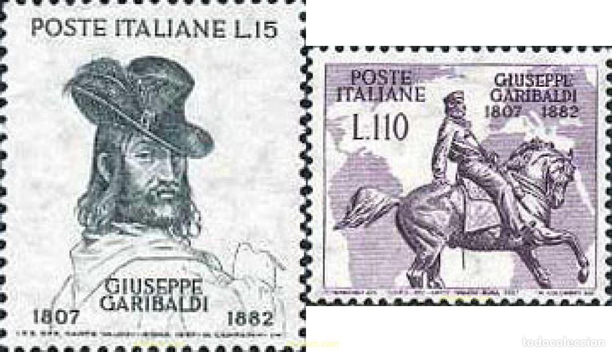 Sellos: 130459 MNH ITALIA 1957 150 ANIVERSARIO DEL NACIMIENTO DE GIUSEPPE GARIBALDI