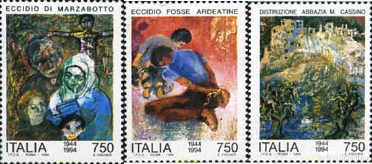 Sellos: 131665 MNH ITALIA 1994 EVENTOS HISTORICOS DE LA SEGUNDA GUERRA MUNDIAL