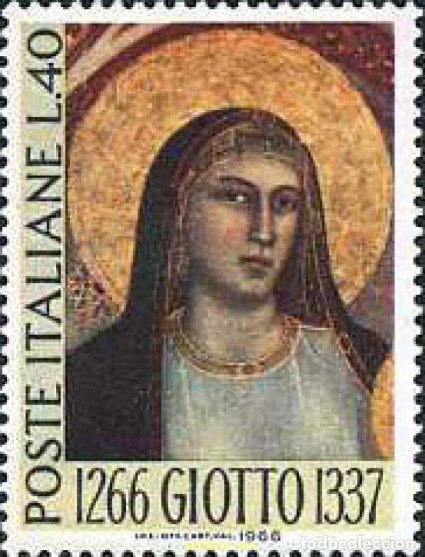 Sellos: 130719 MNH ITALIA 1966 7 CENTENARIO DEL NACIMIENTO DE GIOTTO DI BONDONE