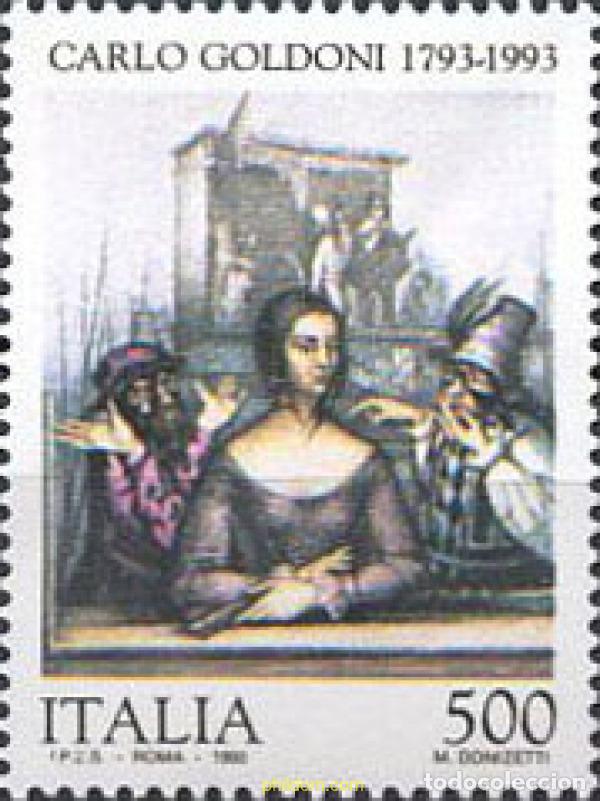 Sellos: 793510 MNH ITALIA 1993 BICENTENARIO DE LA MUERTE DE CARLO GOLDONI