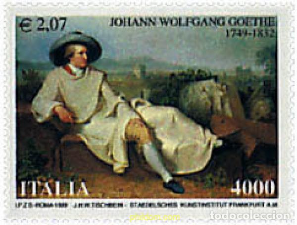Sellos: 58824 MNH ITALIA 1999 250 ANIVERSARIO DE WOLFGANG VON GOETHE