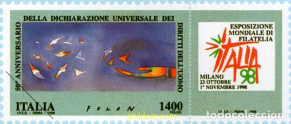 Sellos: 331896 MNH ITALIA 1998 ITALIA 98. EXPOSICION FILATELICA INTERNACIONAL