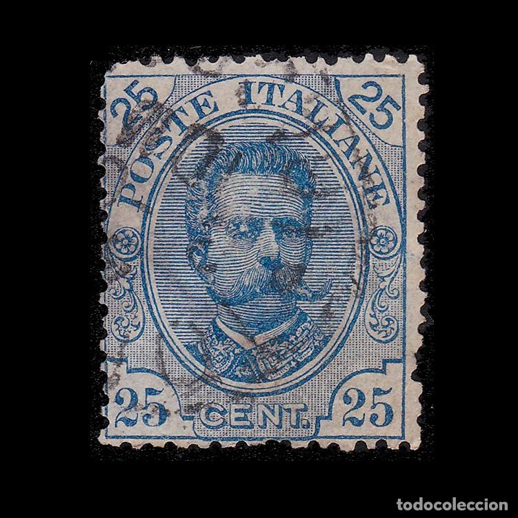 Sellos: ITALY. 1891-96. 25c. Humberto 1. Scott 70 (used) + GIFT