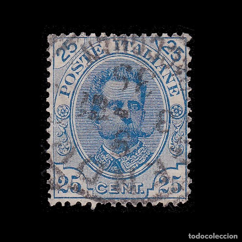 Sellos: ITALY. 1891-96. 25c. Humberto 1. Scott 70 .used. + GIFT