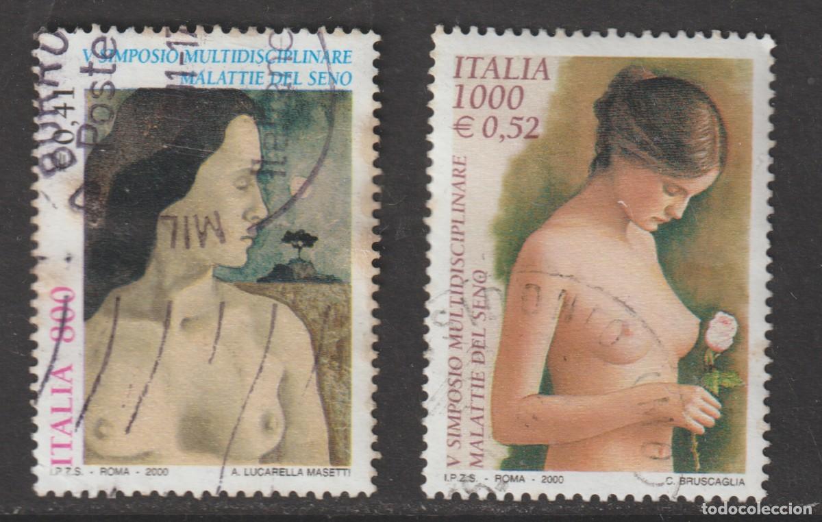 Sellos: Italia 2000 - Yvert 2405/2406 usado