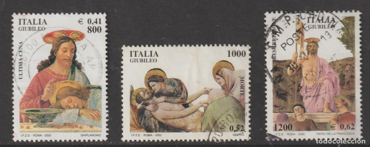 Sellos: Italia 2000 - Yvert 2418/2420 usado