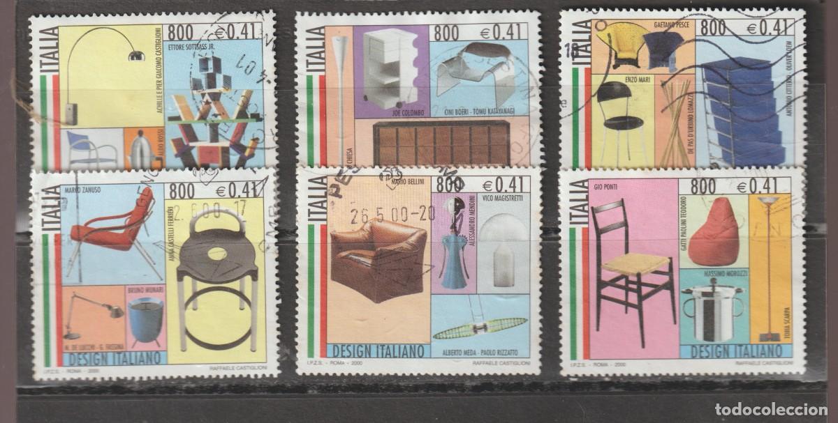 Sellos: Italia 2000 - Yvert 2410/2415 usado